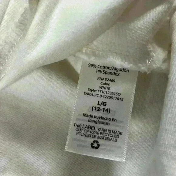 2 Casual Jackets 1 Navy Covington Size 14 1 White Time & True Size L 12-14 - Picture 10 of 11